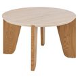 Dockland Coffee Table - Round - Oak