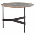 Doha Coffee Table - Round - Grey Slate