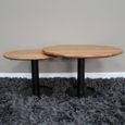 Coffee Table - Round - Mango Wood - Set of 2