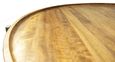 Evansville Mango Wood Round Coffee Table