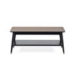 Findlay Coffee Table - Walnut - 110cm - Shelf
