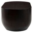 Gabelle Coffee Table - Oval - Dark Bamboo Wood