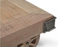 Gulmarg Reclaimed Wooden Coffee Table on Wheels