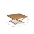 Hambledon Butlers Coffee Table Square Natural Oak