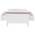 Hampstead Coffee Table - 2 Drawer - White Wood
