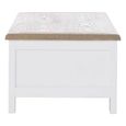 Hampstead Coffee Table - 2 Drawer - White Wood