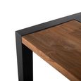 Harlech Coffee Table - Industrial Style - Solid Teak Wood