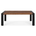 Harlech Coffee Table - Industrial Style - Solid Teak Wood