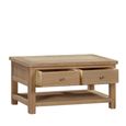 Hayley Coffee Table - 2 Drawer - Oak