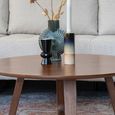 Hellerup Coffee Table - Round - Walnut