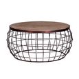 Hemagoma Coffee Table - Mango Wood - Round - Set of 2