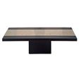 Hermes Coffee Table - Marble with Wooden Base - Variation Available