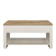 Highgate Coffee Table - 2 Drawer - Cream Painted