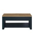 Highgate Coffee Table - 2 Drawer - Navy Blue Painted