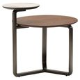 Imperia Coffee Table - 2 Tier - Round - Brown