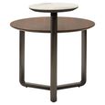 Imperia Coffee Table - 2 Tier - Round - Brown