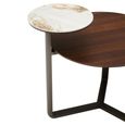 Imperia Coffee Table - 2 Tier - Round - Brown