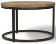 Industrial Mango Wood 2 Tier Coffee Tables