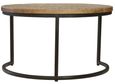 Industrial Mango Wood 2 Tier Coffee Tables
