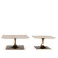 Isernia Coffee Table - Beige Marble - Large Square