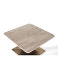 Isernia Coffee Table - Beige Marble - Small Square