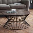 Jersey Coffee Table - 79cm - Round - Walnut
