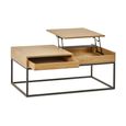 Kade Coffee Table - Storage - Oak
