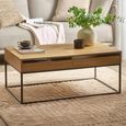 Kade Coffee Table - Storage - Oak
