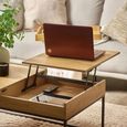 Kade Coffee Table - Storage - Oak