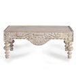 Kasherazi Coffee Table - Carved Mango Wood - Round