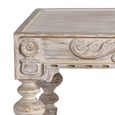 Kasherazi Coffee Table - Carved Mango Wood - Round