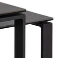 Katrine Coffee Table - Black Ceramic - Set of 2