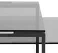 Katrine Coffee Table - Smoked Glass - Set of 2