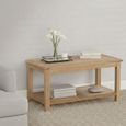 Kilmore Coffee Table - with Shelf - Oak