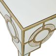Knightsbridge Coffee Table - Mirrored with Gold Trim