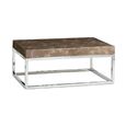 Kubo Occasional Table - Marble with Stainless Steel Base - Variation Available
