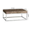 Kubo Occasional Table - Marble with Stainless Steel Base - Variation Available