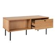 Kyoto Coffee Table - 2 Drawer - Oak