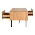 Kyoto Coffee Table - 2 Drawer - Oak