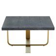 Lena Coffee Table - Square - Black - Oak