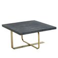 Lena Coffee Table - Square - Black - Oak