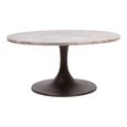 Bosworth Coffee Table - Smokey Quartz - Round