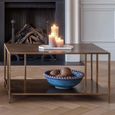 Brooks Coffee Table - Brushed Champagne
