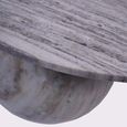Salento Coffee Table - Grey Marble - Round