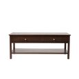 Lindon Coffee Table - 2 Drawer - Walnut