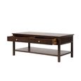 Lindon Coffee Table - 2 Drawer - Walnut