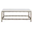 Livorno Coffee Table - White Marble and Gold