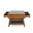 Lowry Coffee Table - 120cm - Cherry Wood - Retro Style