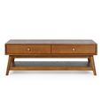 Lowry Coffee Table - 120cm - Cherry Wood - Retro Style
