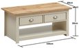 Lyman 2 Drawer Coffee Table - Variant Available
